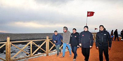 Vali Polat, Kayak Merkezi’nde Suni Karlama Projesini İnceledi