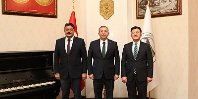 Vali Polat, KYK Genel Müdür Yardımcısı Ali Özdemir’i Ağırladı