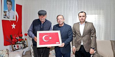 Vali Polat, Şehit Ailesini ziyaret etti