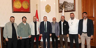 Vali Polat, Snowboard Eğiticileri Derneği Heyetini Kabul Etti