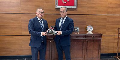 Vali Polat’tan Nahçıvan Başkonsolosu Asip Kaya’ya Ziyaret