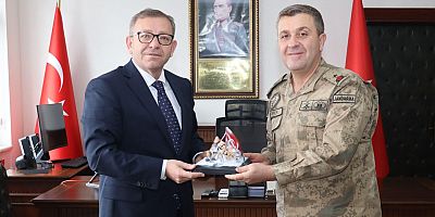 Vali Polat’tan Tuğgeneral Kiper'e Ziyaret