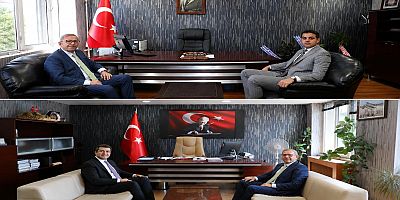 Vali Polat'tan Yeni Atanan Vali Yardımcılarına Hayırlı Olsun Ziyareti