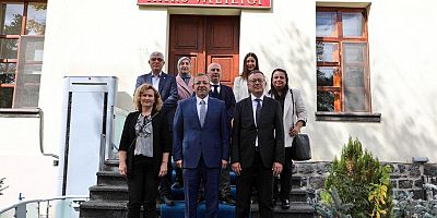 Vali Polat, TSKB Genel Müdürü Ozan Uyar ve Heyetini Kabul Etti