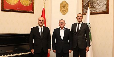 Vali Polat, VakıfBank Heyetini Makamında Kabul Etti
