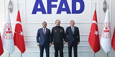 Vali Polat ve Milletvekili Çalkın, AFAD Başkanı Pehlivan'ı Ziyaret Etti