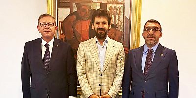 Vali Polat ve Milletvekili Çalkın'dan Bakan Yardımcısı Mumcu'ya Ziyaret