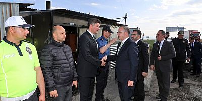 Vali Polat ve Milletvekili Çalkın'dan Uygulama Noktasına Ziyaret