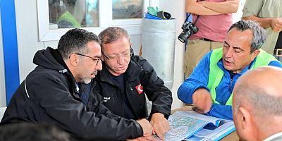 Vali Polat ve Milletvekili Çalkın, Suni Karlama Projesi Çalışmalarını İnceledi