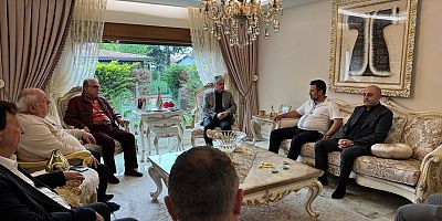 Sakarya Valisi Rahmi Doğan'dan Bülent Uygun'a Taziye Ziyareti