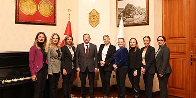 Vali Ziya Polat'a, kadın girişimcilerinden ziyaret