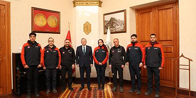 Vali Ziya Polat,  AFAD yetkililerini kabul etti