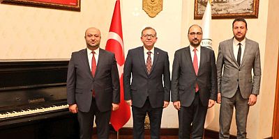 Vali Ziya Polat, Basın İlan Kurumu Yetkililerini Kabul Etti