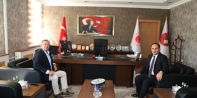 Vali Ziya Polat, Başsavcı Mehmet Çepni'yi ziyaret etti