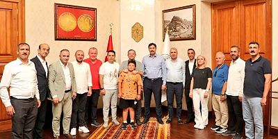 Vali Ziya Polat, BEM-BİR-SEN Heyetini Kabul Etti