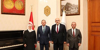 Vali Ziya Polat, Diyanet Heyetini makamında kabul etti