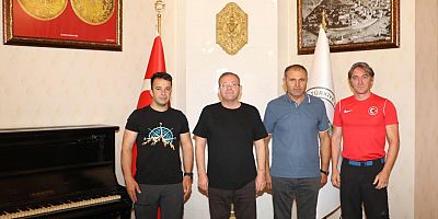 Vali Ziya Polat, Federasyon Temsilcilerini Kabul Etti