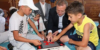 Vali Ziya Polat Fethiye Camii'nde Öğrencilerle Bir Araya Geldi