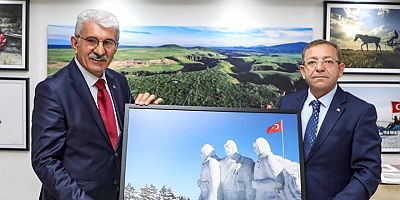 Vali Ziya Polat, Fotoğraf Sanatçısı Özgen Beşli'yi ziyaret etti