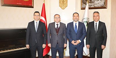 Vali Ziya Polat, Gelir İdaresi Yetkililerini Makamında Kabul Etti