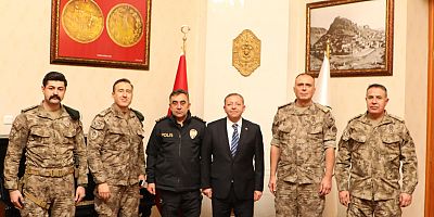 Vali Ziya Polat Güvenlik Heyetini Makamında Kabul Etti