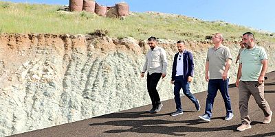 Vali Ziya Polat, Kağızman’daki Yol Çalışmalarını Yerinde İnceledi