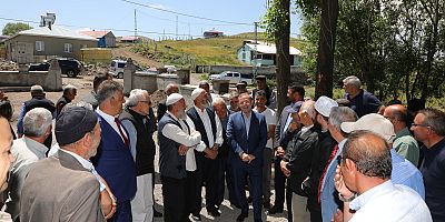 Vali Ziya Polat, Karaçoban Köyü’nde vatandaşlarla buluştu