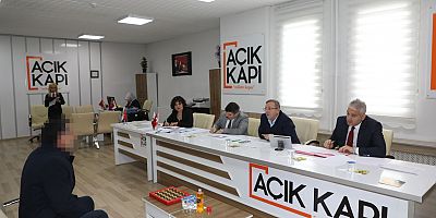 Vali Ziya Polat, 'Milletin Kapısı'nda vatandaşları dinledi