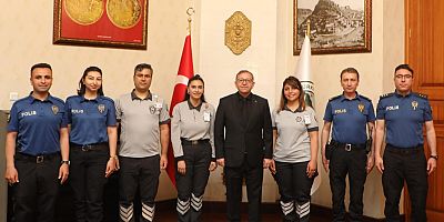 Vali Ziya Polat, Özel Güvenlik Haftası Dolayısıyla Heyeti Kabul Etti