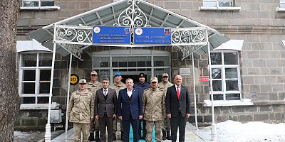 Vali Ziya Polat Sarıkamış’ı ziyaret ederek, incelemelerde bulundu.