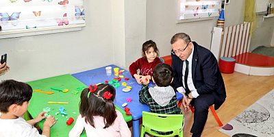 Vali Ziya Polat, Şehit Taner Özdemir Anaokulu'nu ziyaret etti