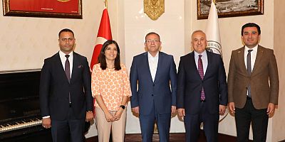 Vali Ziya Polat, Sivil Toplumla İlişkiler Genel Müdür Yardımcısı Ahmet Türköz’ü Ağırladı