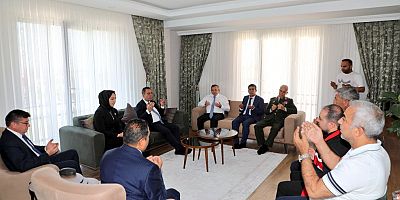 Vali Ziya Polat’tan 15 Temmuz Gazisi Fazıl Boztaş’a Ziyaret