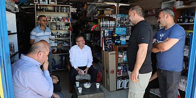 Vali Ziya Polat’tan Küçük Sanayi Sitesi Esnafına Ziyaret