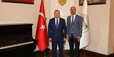 Vali Ziya Polat’tan Volkan İman’a Yeni Görevinde Başarı Dileği