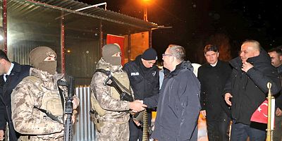 Vali Ziya Polat, uygulama noktalarını ve personeli ziyaret etti