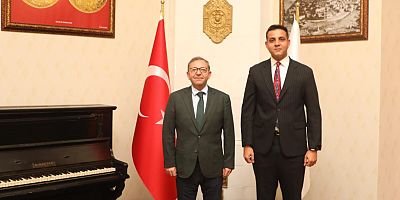 Vali Ziya Polat, Vali Yardımcısı Mehmet Ali Atak'ı Kabul Etti