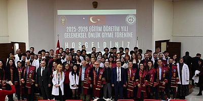 KAÜ'de Veteriner Fakültesi Öğrencileri Beyaz Önlüklerini Giydi