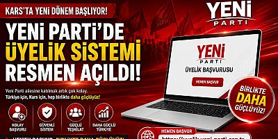 Yeni Parti'de üyelik seferberliği başladı