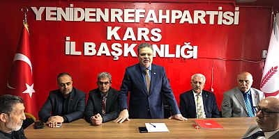 Yeniden Refah Partisi’nden Kars’ta Sert Mesajlar: “Bu Ülkede İki Tür İnsan Kaldı”
