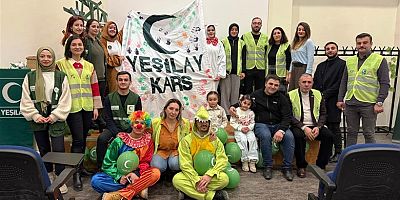 Yeşilay Kars Şubesi, çocuk şenliği düzenledi