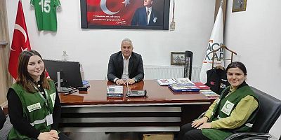 Yeşilay Kars Şubesinden Açık Kapı Müdürü Hakkı Karakoç’a Ziyaret