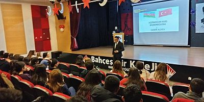 Zamin Aliyev Bahçeşehir Koleji’nde öğrencilerle buluştu