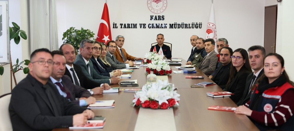 Tarım Müdürlüğünde Değerlendirme Toplantısı Gerçekleştirildi