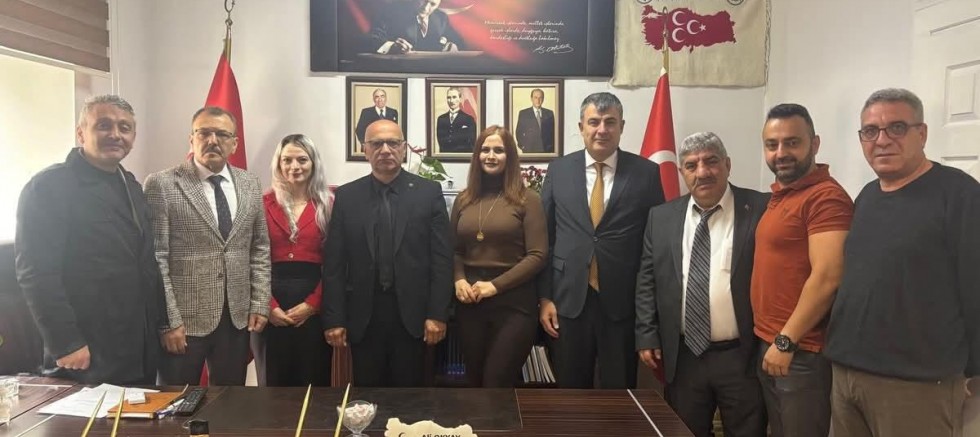 Türk Sağlık-Sen Heyetinden MHP Kars İl Başkanlığına Ziyaret