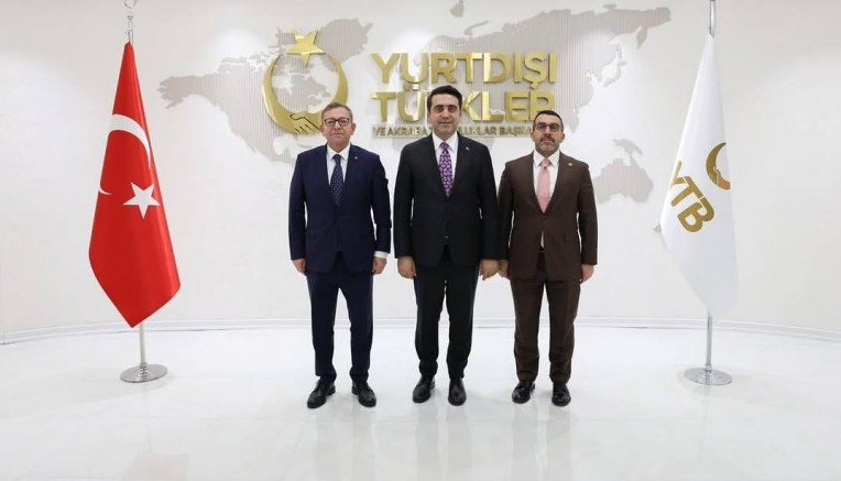 Vali Polat ve Milletvekili Çalkın’dan YTB Başkanı Turus’a Ziyaret 