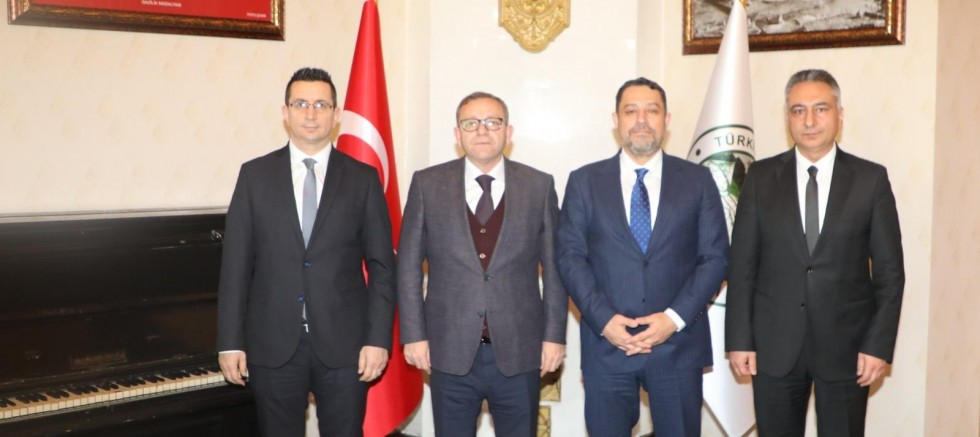 Vali Ziya Polat, Gelir İdaresi Yetkililerini Makamında Kabul Etti