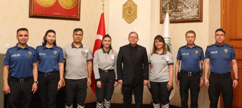 Vali Ziya Polat, Özel Güvenlik Haftası Dolayısıyla Heyeti Kabul Etti