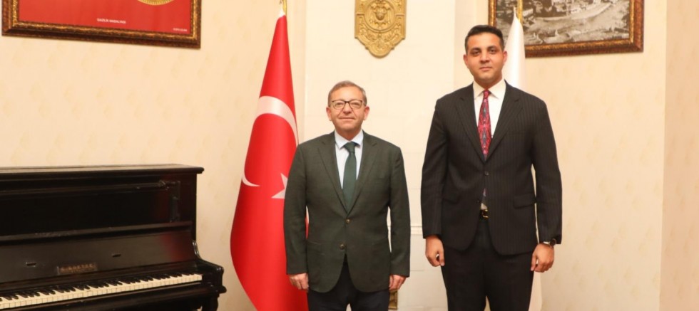 Vali Ziya Polat, Vali Yardımcısı Mehmet Ali Atak'ı Kabul Etti