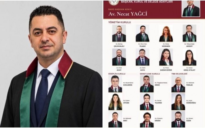Yağcı, Kars Barosu seçimleri için aday listesini açıkladı